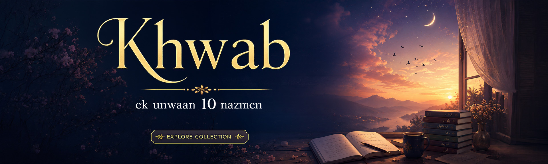 Top Urdu Shayari - Khwab: Ek unwaan 10 nazmein