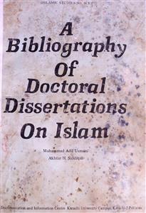 A Bibliography Of Doctoral Dissertations On Islam