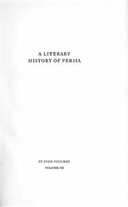 A Literary History Of Persia
