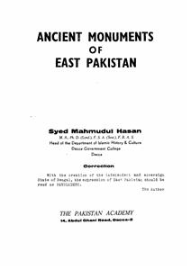 Ancient Monuments Of East Pakistan