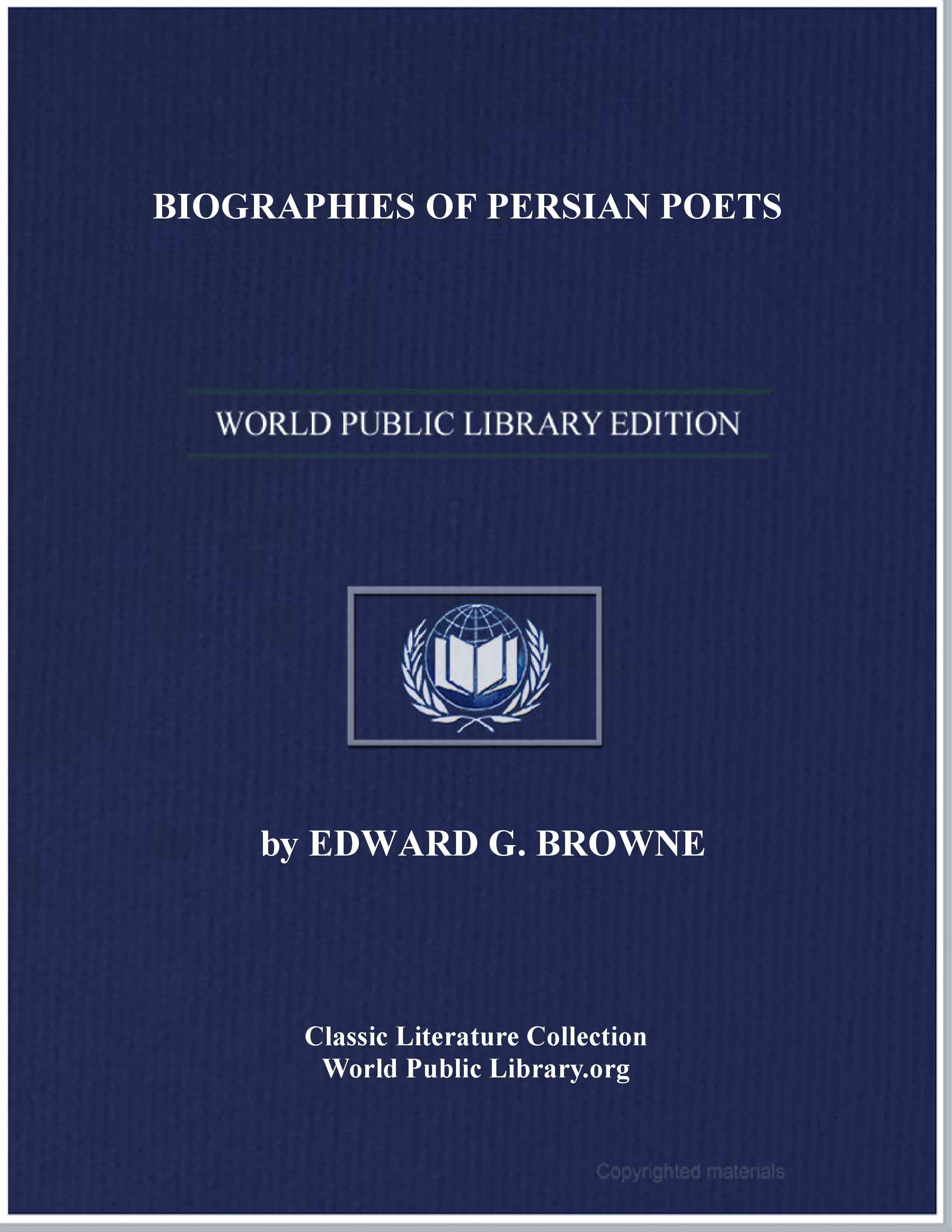 Biographies of Persian Poets
