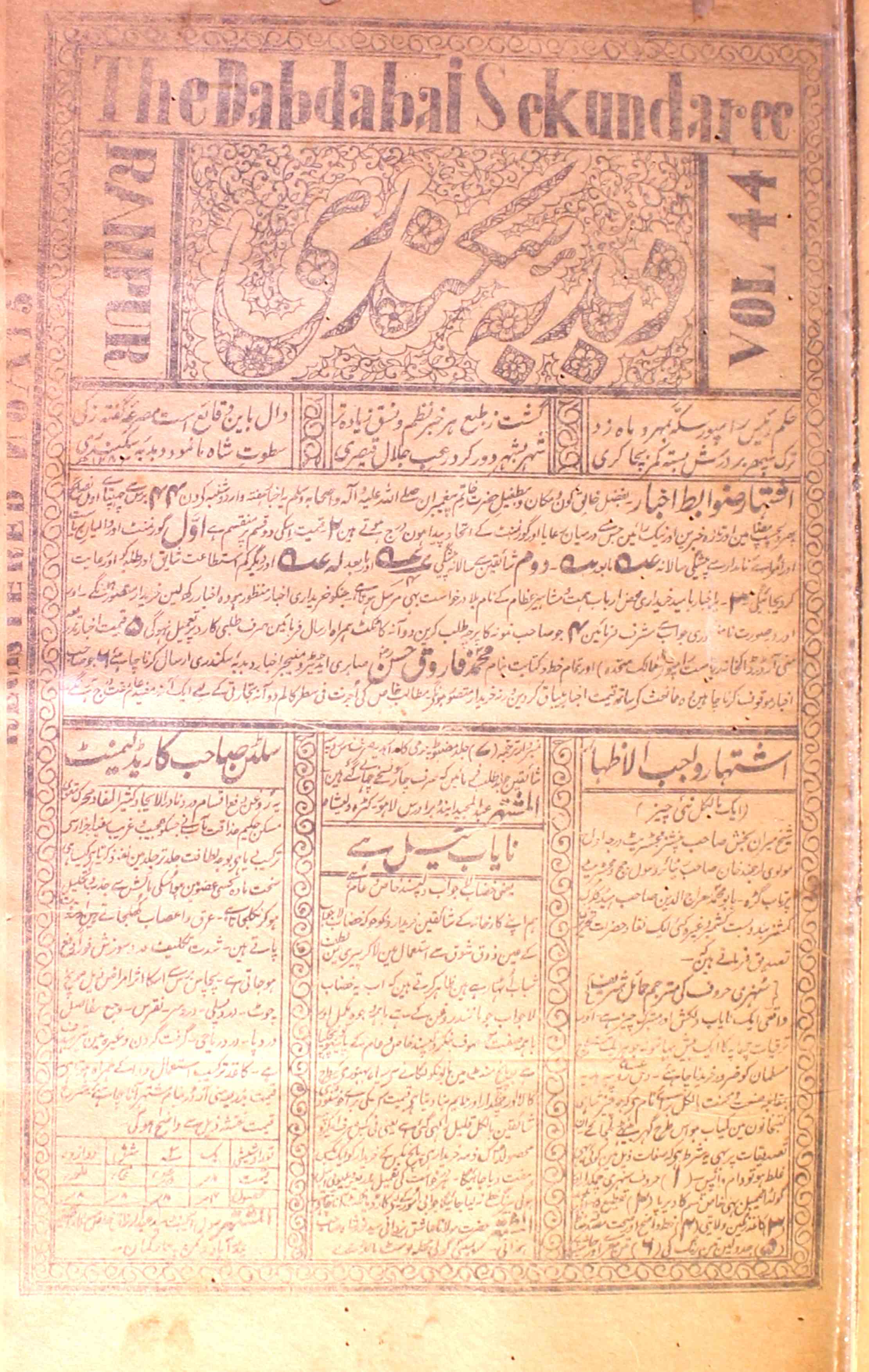 Dabdaba-e-Sikandari