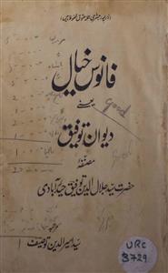 فانوس خیال یعنی دیوان توفیق