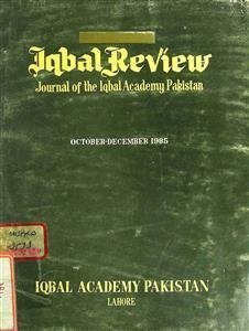 Iqbal Review،Pakistan-Journal of Iqbal Academy Pakistan