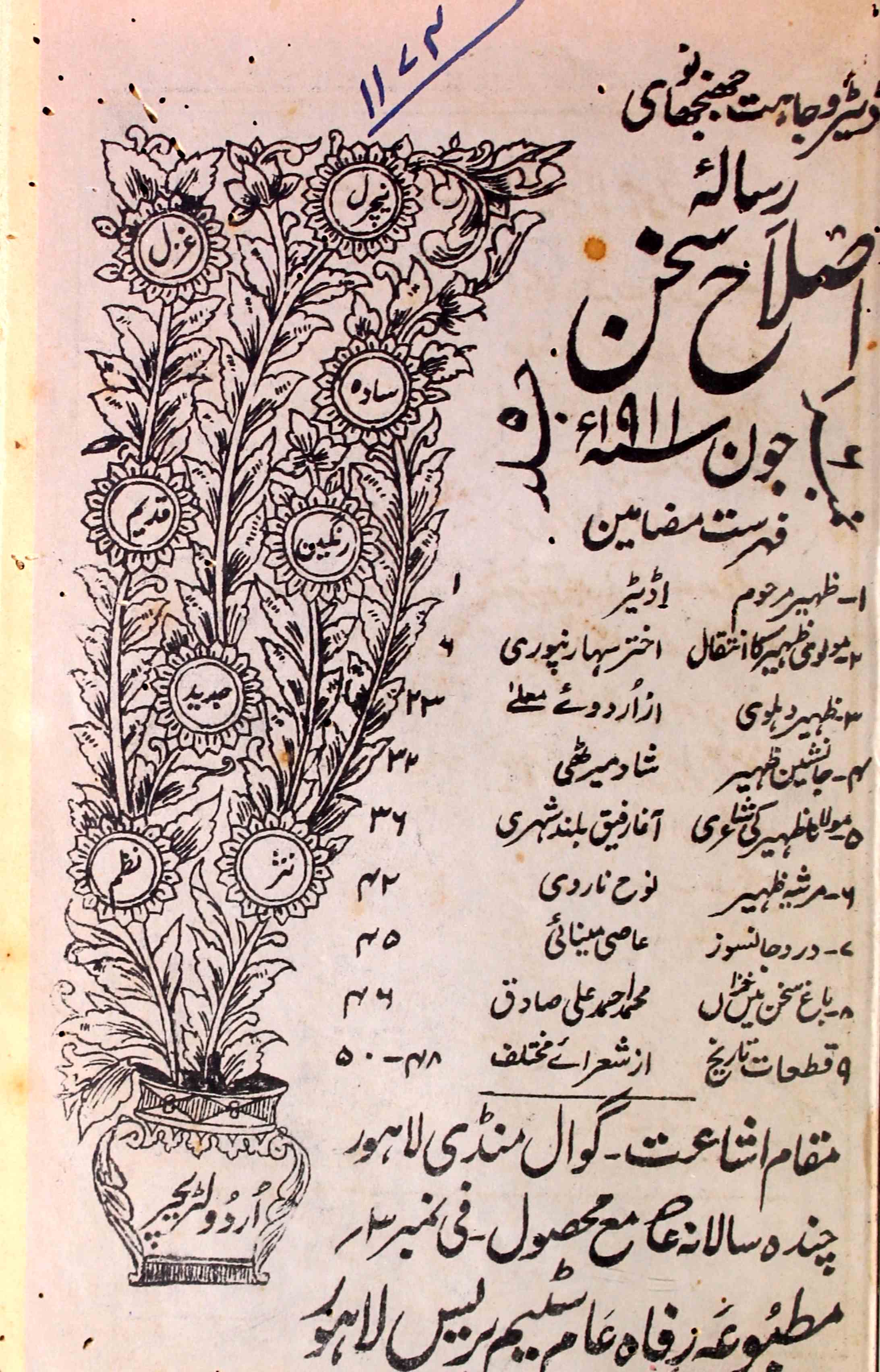 Islah E Sukhan,Jild-5,Number-6,Jun-1911