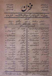 Makhzan Fasana Number,Jild-3,Number-6-7,Aug-Sep-1929-Shumara Number-006, 007