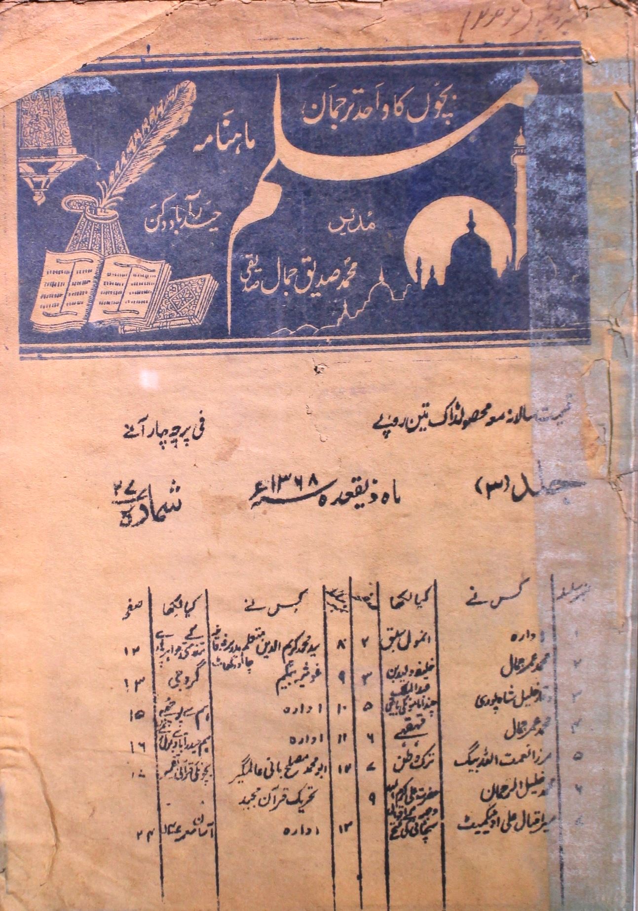 مسلم، حیدرآباد