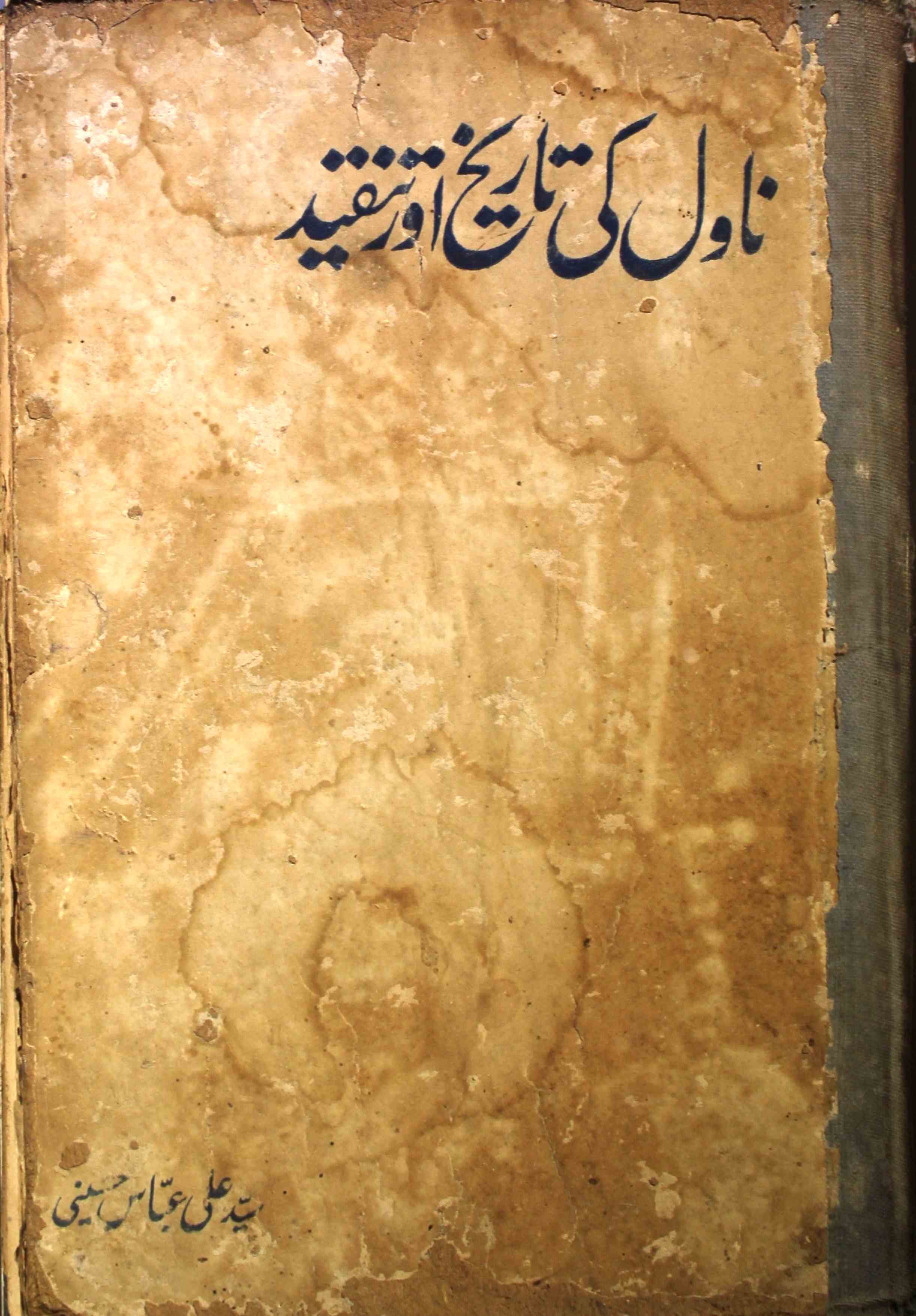 novel ki tarikh aur tanqeed
