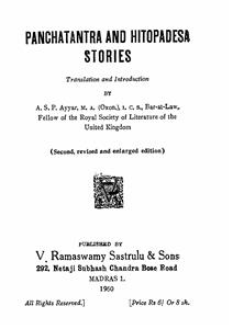 panchatantra and hitopadesa stories