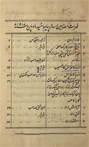 Payam E Umid  Jild 3 No 19  March  1917-Svk-Shumara Number-019