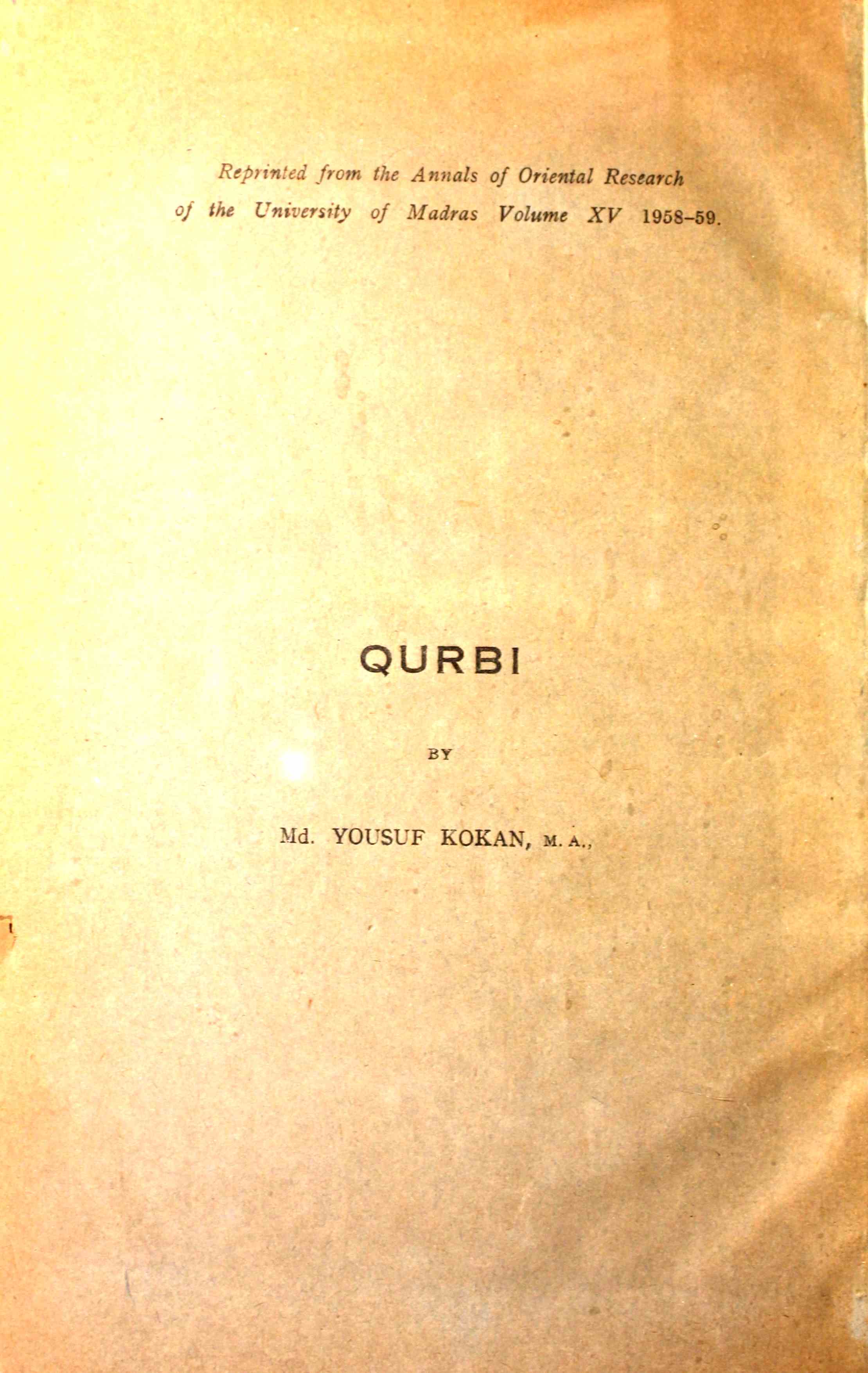 Qurbi