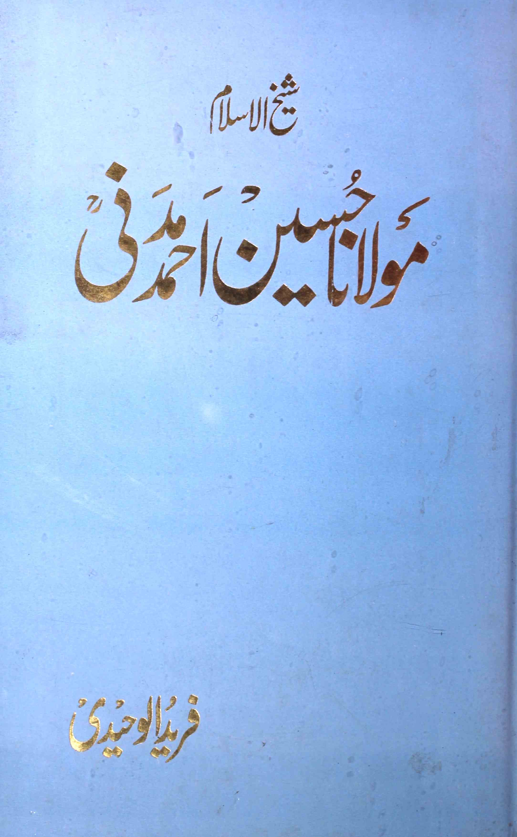 شیخ الاسلام مولانا حسین احمد مدنی ایک سوانحی و تاریخی مطالعہ