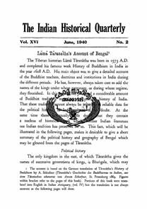 The Indian Historical Quarterly Vol 16 No 2 June-Shumara Number-002