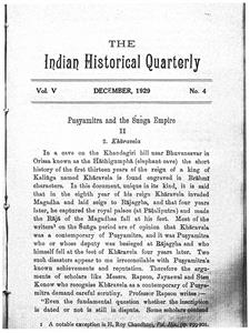 The Indian Historical Quarterly Vol 5 No 4 December-Shumara Number-004