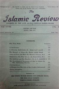 The Islamic Review Jild 28 No 4 April 1940 MANUU-Shumara Number-004