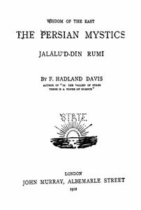 The Persian Mystics Jalaudin Rumi