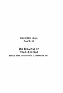The Rubaiyat of Umar-i-Khayyam