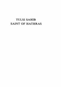 Tulsi Sahib  Saint of Hathras