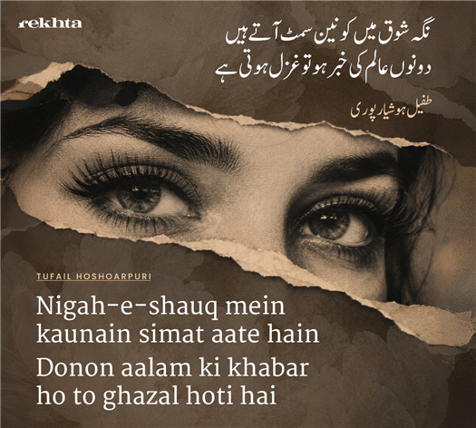 nigah-e-shauq mein kaunain simaT aate hain