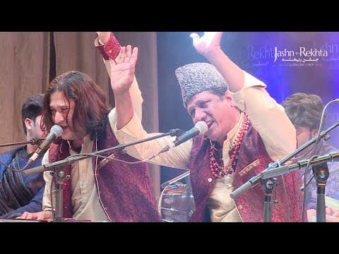 Mere Rashke Qamar | Nizami Bandhu Live